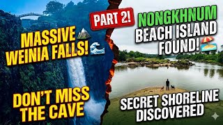 Exploring NONGKHNUM BEACH & WEINIA FALLS: Meghalaya's Best Kept Secret! 🌊 | Nongstoin Vlog Part 2