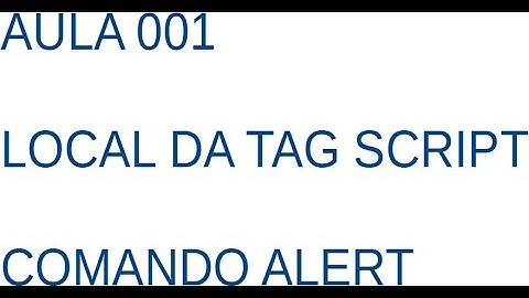 Javascript Ex001 - Tags básicas - Comando alert
