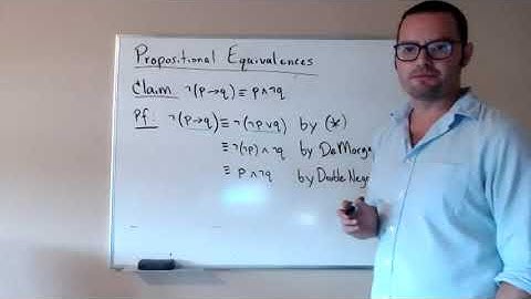 Lecture 2: Propositional Equivalences
