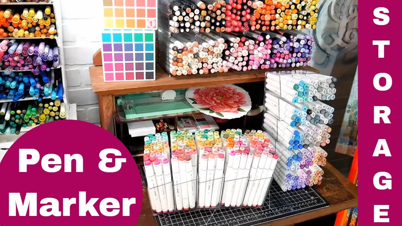 Build This Snazzy Clear Marker rack for $12.50! 