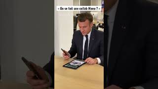Macron - « On se fait une collab Manu ? » #shorts #macron