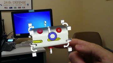 MRI Phantom in Augmented Reality on Microsoft HoloLens