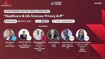 Worldwide Healthcare & Life Sciences Virtual Roundtable: Privacy & IP (Nov 12, 2025)