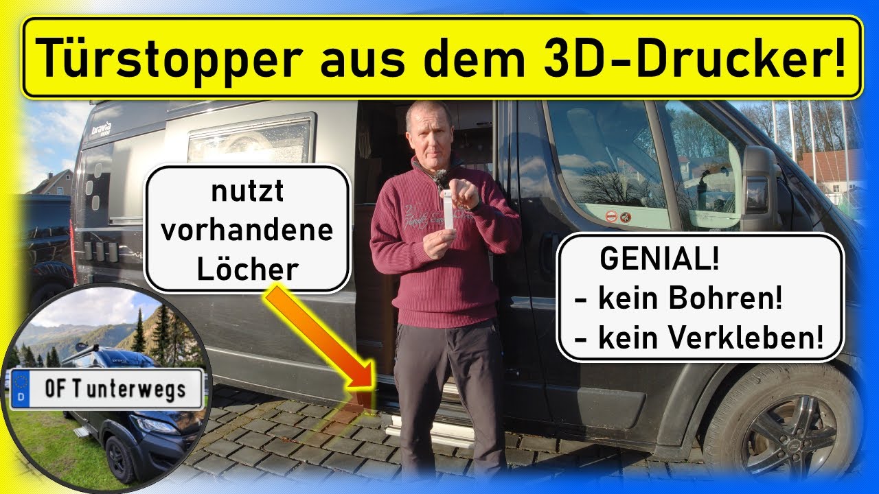 Camper Trick T rstopper Aus Dem 3D Drucker Feststeller F r camper-trick-t-rstopper-aus-dem-3d-drucker-feststeller-f-r