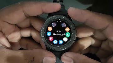 How to Change Altitute Unit on Alti - Barometer Samsung Gear S3