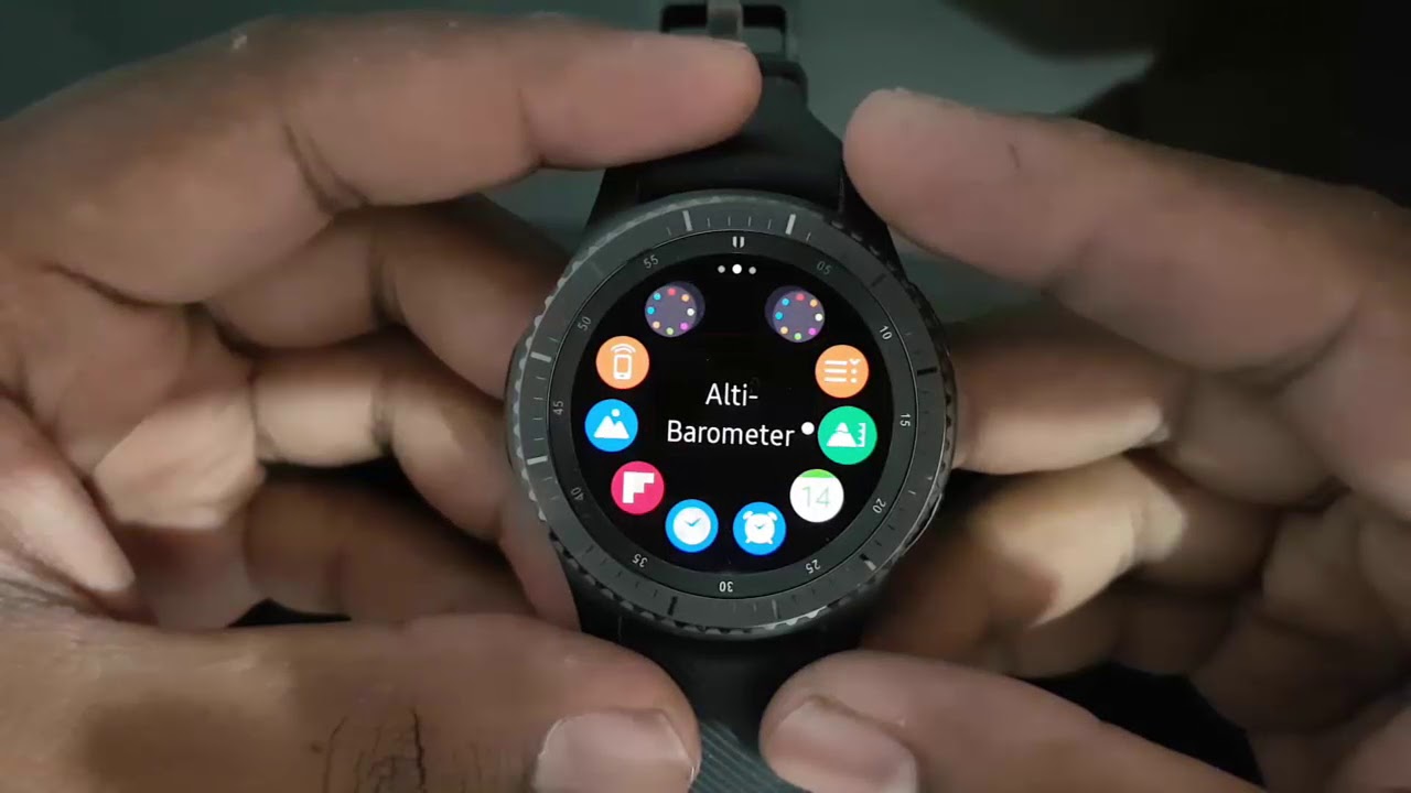 gear s3 barometer