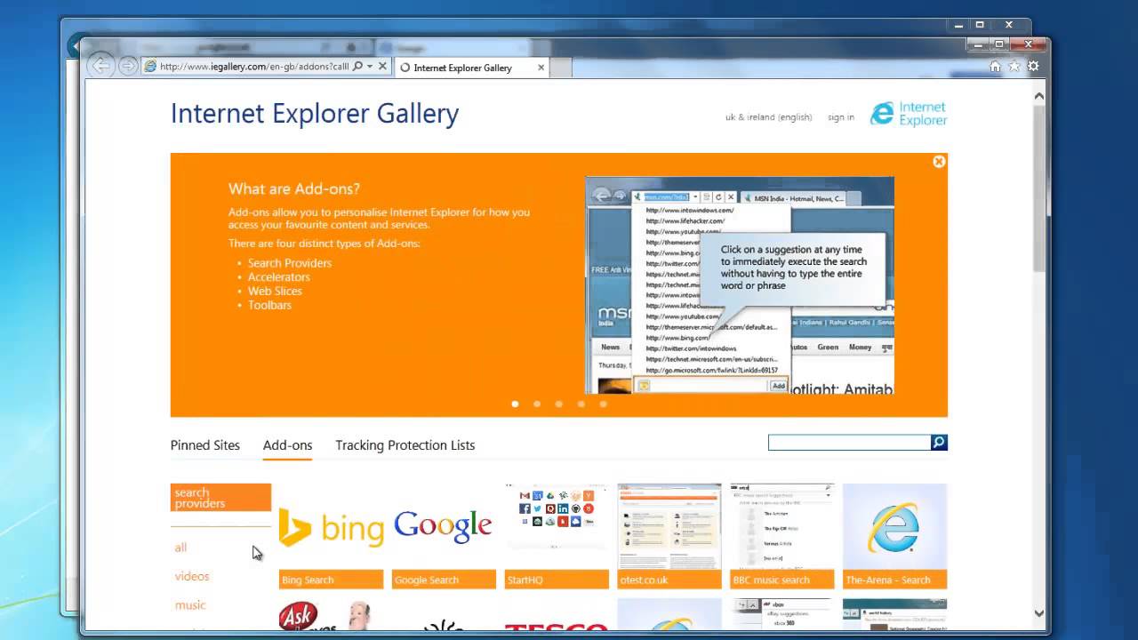 google taskbar internet explorer 9