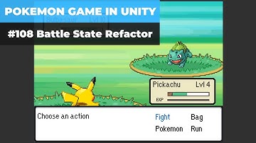 Make A Game Like Pokemon in Unity | #108 - Refactor Battle State
