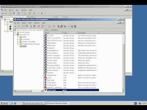 Windows Server 2003 - IIS Server Configuration
