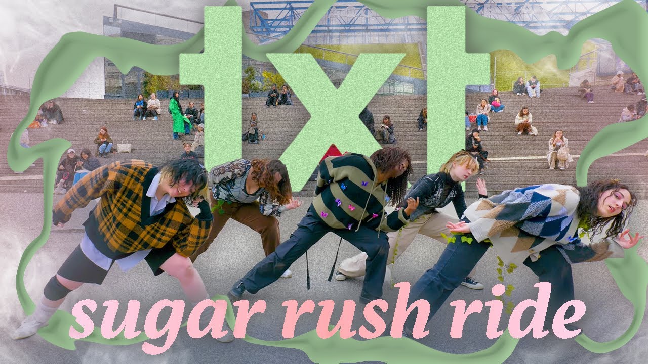 Шуга раш на деньги. Sugar Rush Ride обложка. Tomorrow x together Sugar Rush Ride. Тхт Sugar Rush Ride. Тхт танцуют Шуга Раш.