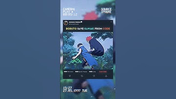 BORUTO SAVE 🤯 KAWAKI FROM CODE ☠️🔥...
