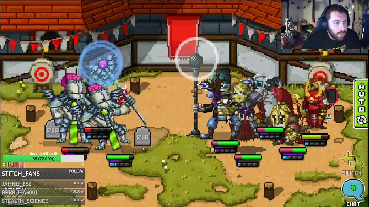 Bit Heroes!!!! Farming for Tealks to fuse to make Glarzdos - YouTube