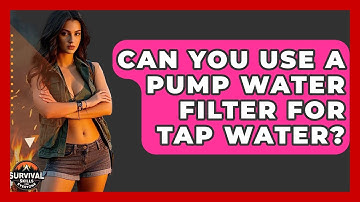 Can You Use A Pump Water Filter For Tap Water? - Survival Skills for Everyone