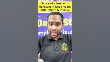 Infosys & Wipro Freshers salary is constant from 11 years #tcs #infosys #wipro