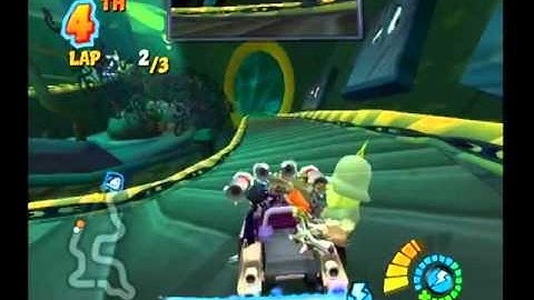 Crash Tag Team Racing PS2 Gameplay Evilocity Playthrough