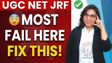 😨 Agar Yeh Video Nahin Dekhi Toh JRF Bhool Jaao! Reality of NET Preparation