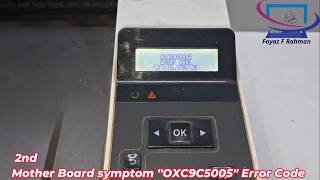 HP M404dn 0xC9C50005 Error Code || HP M404dn OXB305B2A5 error Code || White Display & Freezing