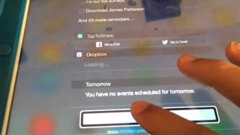 How to restore tap to tweet and tap to post functionality to notification Center in iOS eight.