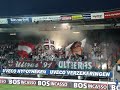 NEC -FC Twente vuurwerk in uitvak bij opkomst