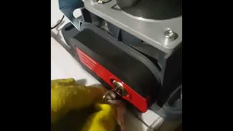 How to open manual release key