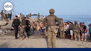 Migrants return to Morocco from Spanish border screenshot 5