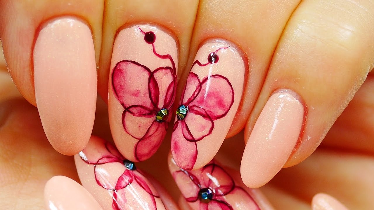 Delicate Bridal Nail Art - wide 7