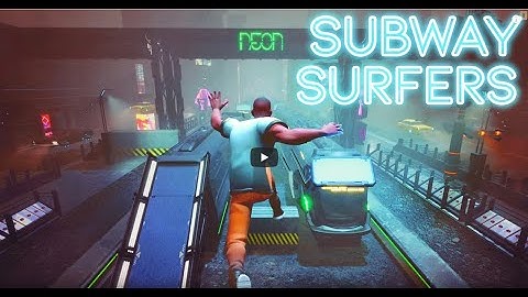 Subway Surfers in Unreal Engine ( RTX ON ) by Fat Dino