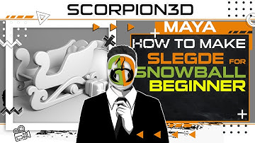 MAYA MODELING TUTORIAL FOR BEGINNER : HOW TO MODEL SLEDGE OR SLEIGH