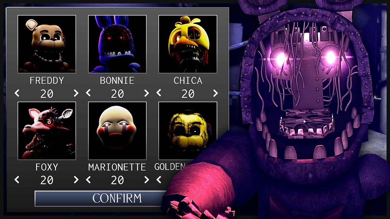 FNAF Roblox Forgotten Memories 6/20 Mode COMPLETE (Night 6 Solo