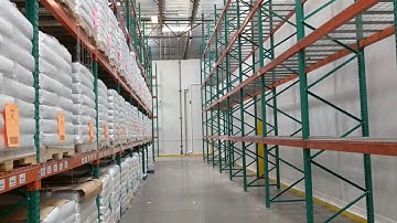 High level Pallet rack installation
