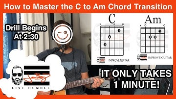 How to Master the C to Am Chord Transition On Guitar