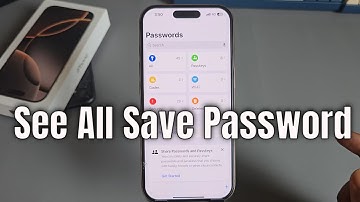 iPhone 16/16 Plus/16 Pro/Max: How to see all save password