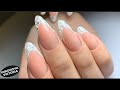 Хрустальный френч. Коррекция смоделированных ногтей. Fast Gel