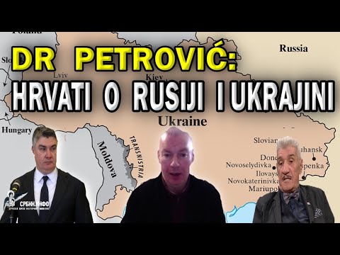 Dr Petrović: Hrvatski pogled na ukrajinsku krizu, poruke admilrala Domazeta i predsednika Milanovića