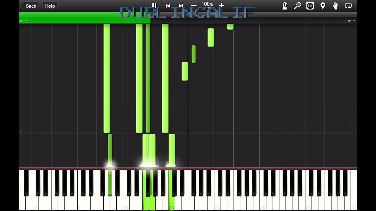 The Legend Of Zelda Ocarina Of Time Game Over Theme Piano Tutorial Synthesia YouTube