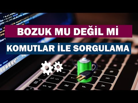 Laptop Pil Ömrü Sorgulama (Bozuk mu Değil mi)