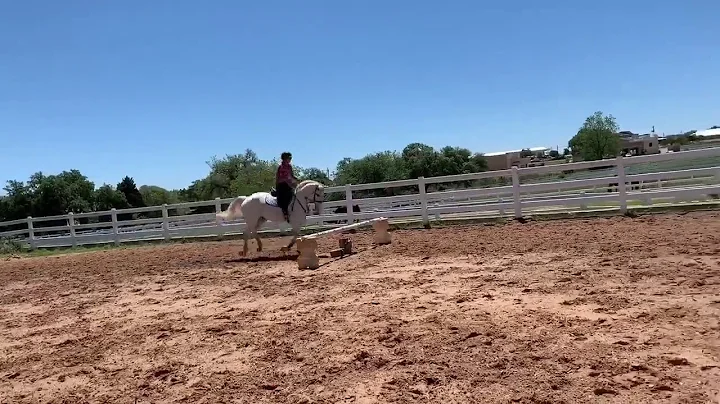 Adele jumping to the right