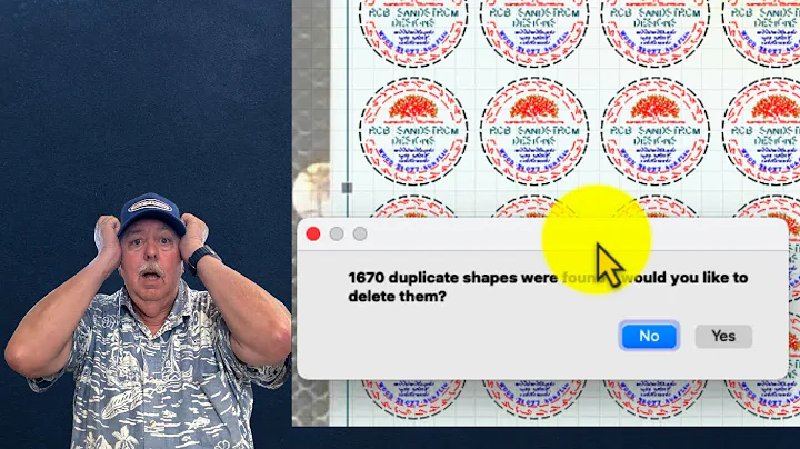 How to Find and Delete Duplicate Vectors in Lightburn in 3 minutes