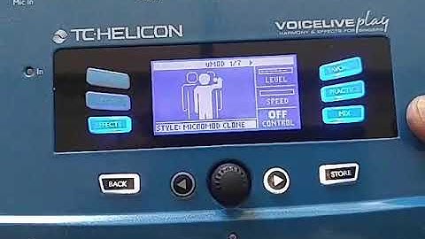 TC Helicon VoiceLive Play Tutorial - How To Set The Delay (Echo) Tempo