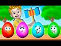 Surprise eggs song  happy kids songs happykidssongsusa
