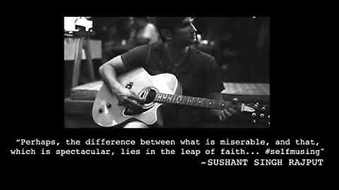 Sushant Singh Rajput with guitar || Dil Bechara scene || Starting Scene of Dil Bechara ||