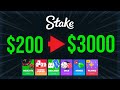 Turning 200 to 3000  stake