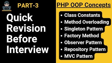 PHP OOP Concept Class Constant, Method Overloading, Singleton, Factory, Observer, Repository Pattern