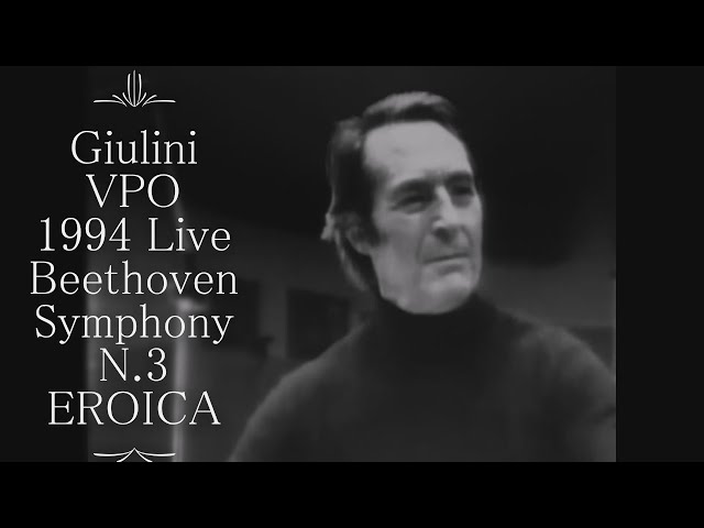 Brahms - Symphonie n°3:3è mvt : Orch Philh Vienne / C.M.Giulini