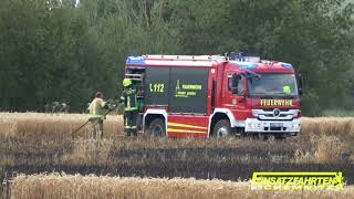 Werkfeuerwehr unterstützt bei Flächenbrand in Regis-  Ramsdorf