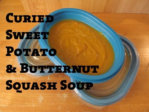 Curried Sweet Potato and Butternut Squash Soup