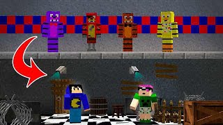 Minecraft: ANIMATRONICS INVADIRAM NOSSA CASA! (Pac e Mike)