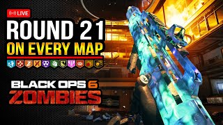 Black Ops 6 Zombies Live Round 21 On Every Map Complete