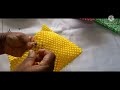 How to fix a magnetic button lock on a beaded Clutch