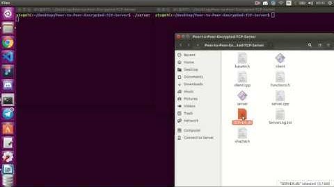 Multi client TCP Server with encryption and authentication